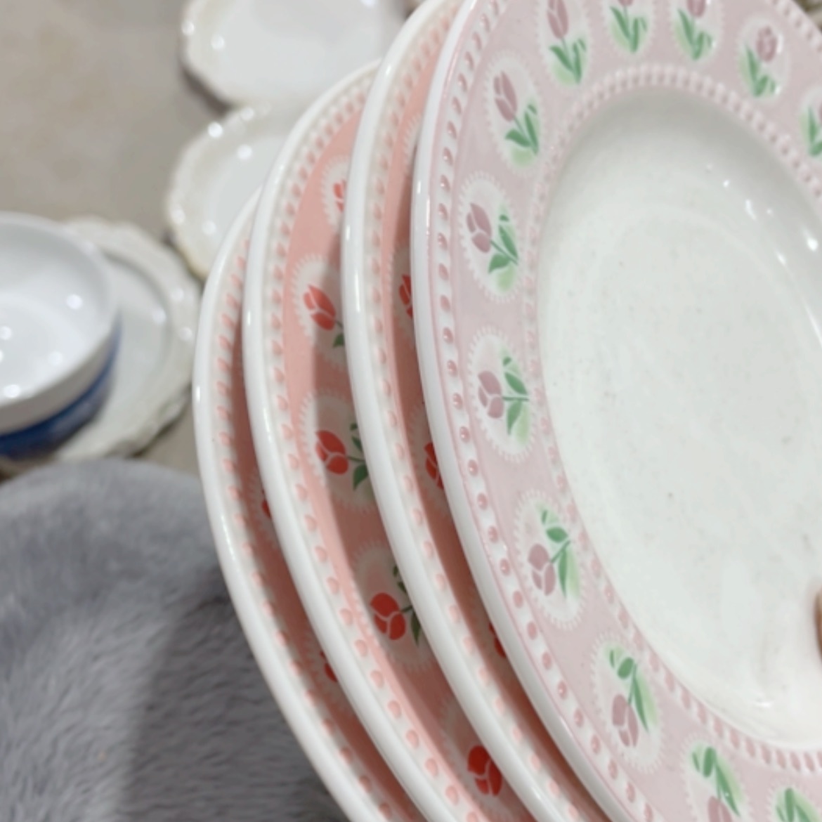 【闪购商品】陶瓷杯碟盘碗瑕疵完美主义的鱼拍4………………