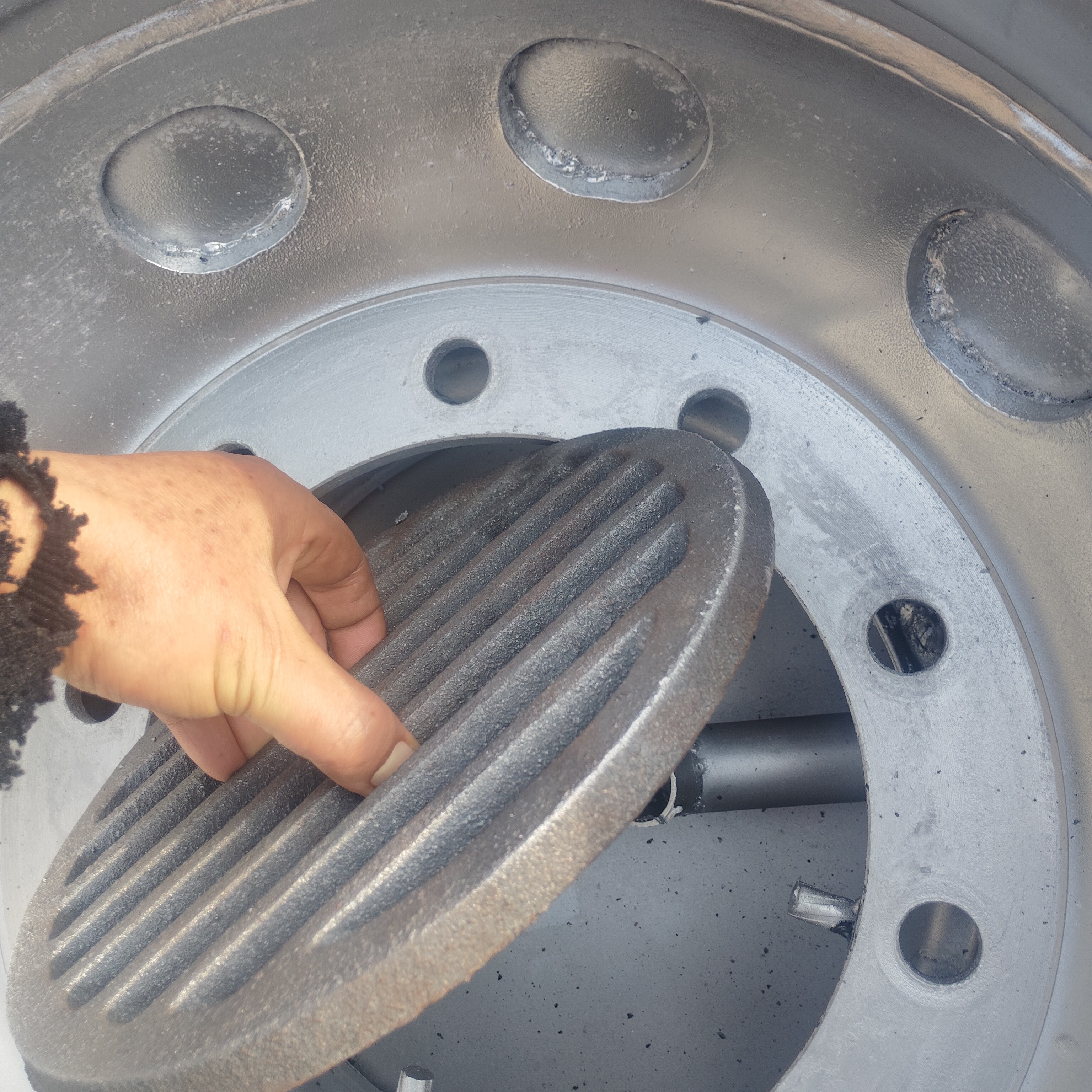 火神柴火灶双钢圈直径60公分配全套炉圈炉条烟管轮子