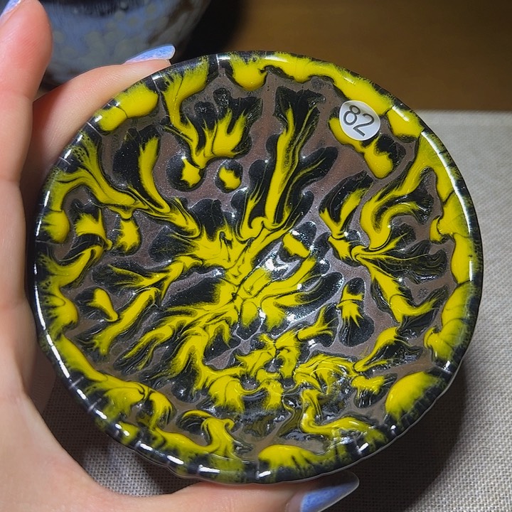 茶盏在栖落直播间选的好好看啊 不推荐使用