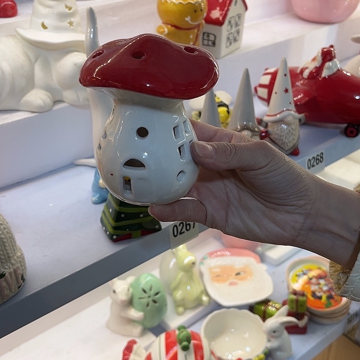 陶瓷微瑕摆件介意慎拍染色