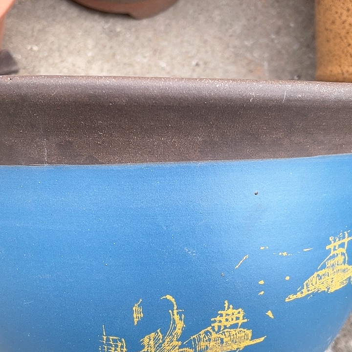 紫砂宜兴紫砂30蓝山水