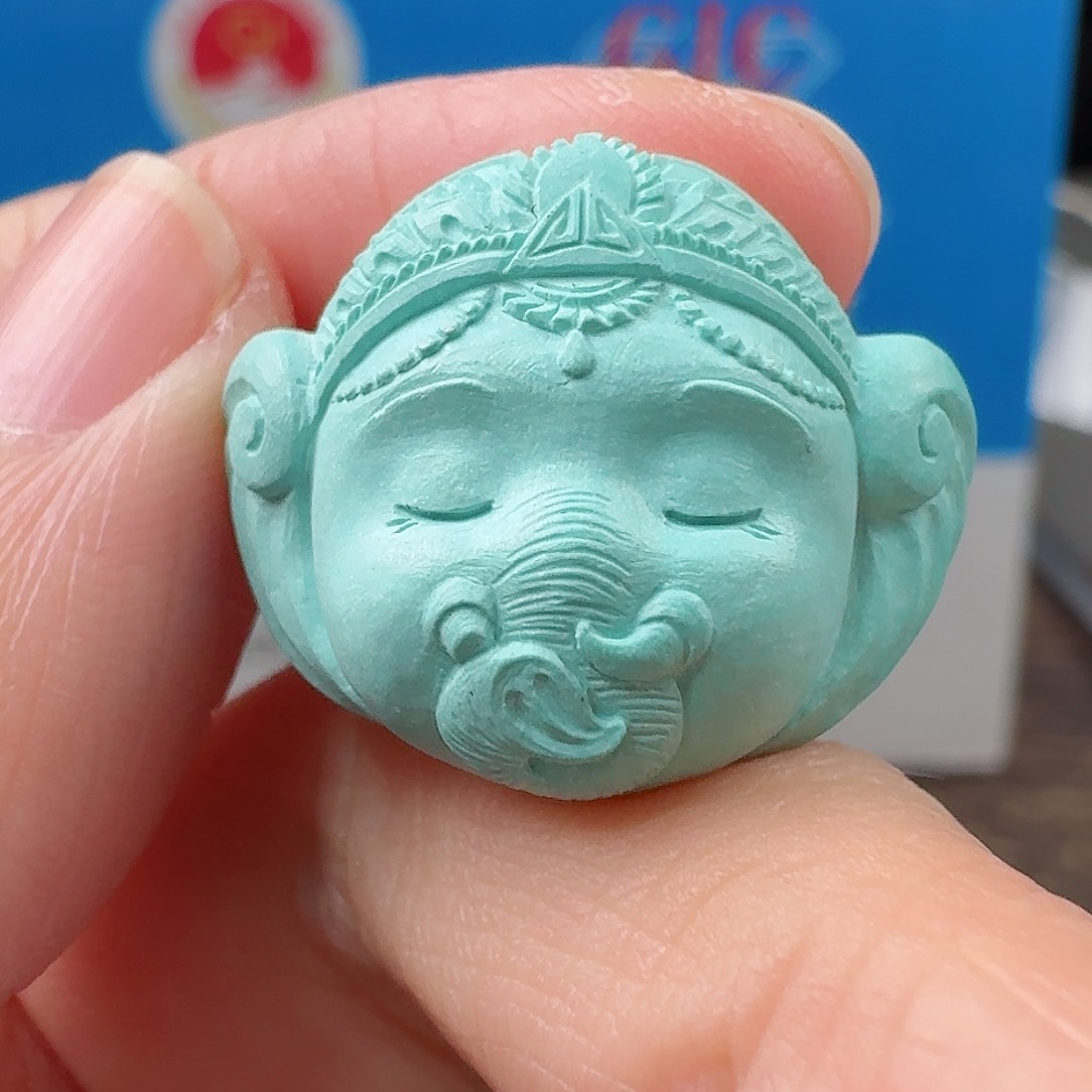 绿松石珠宝奇石未镶嵌