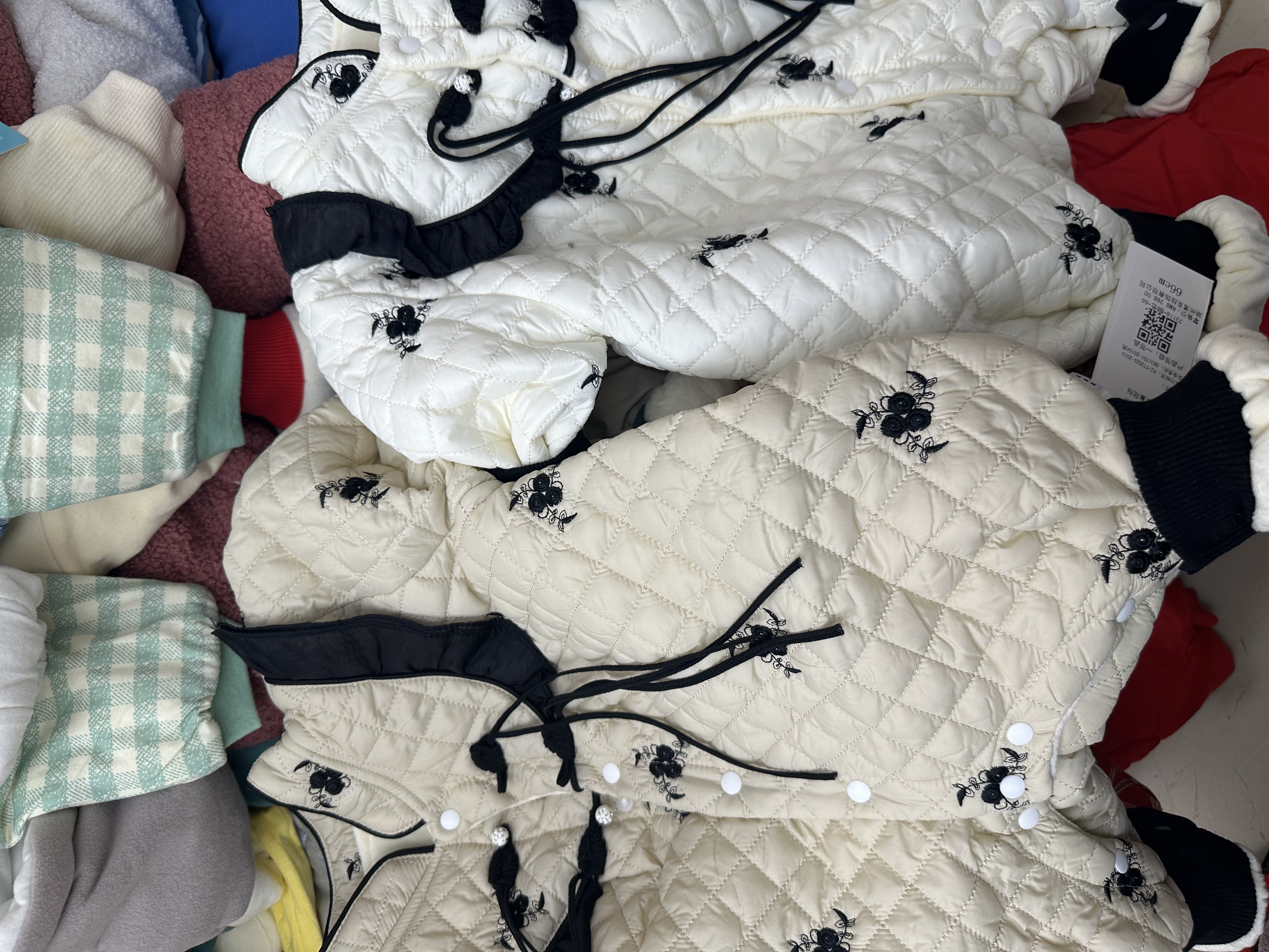 翻领连身衣长袖外套长爬款通用极简风白色秋冬爬服