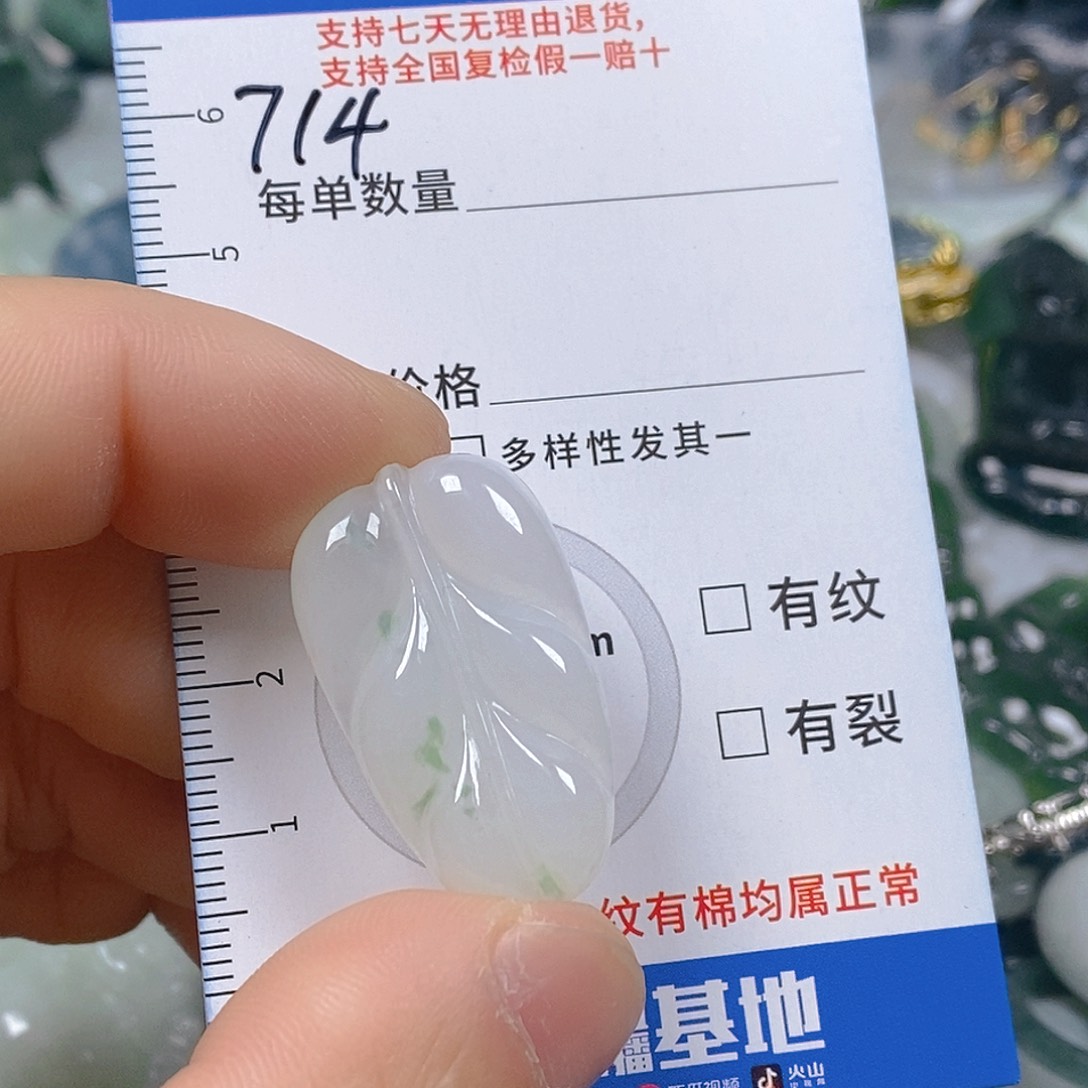翡翠颈饰未镶嵌天然翡翠