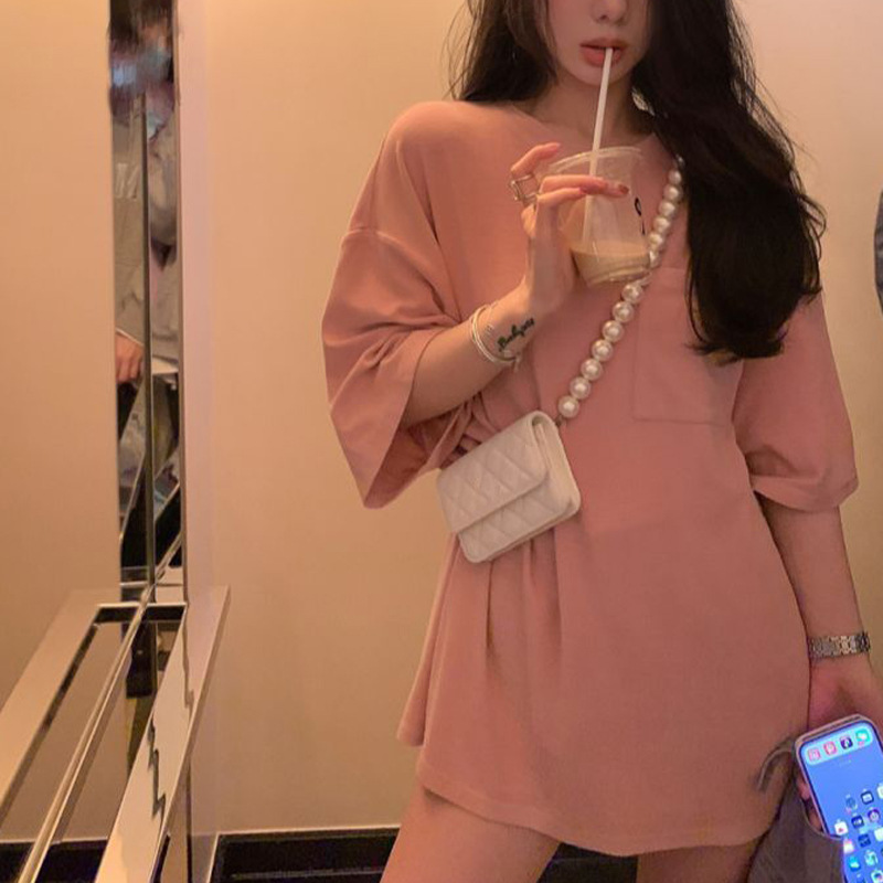夏天小包2025感新款珍珠链条胸包韩版菱格小方包单肩斜跨包女
