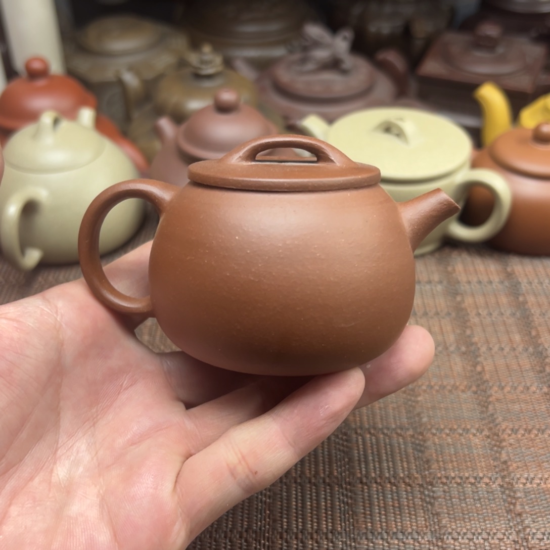 茶壶紫砂宜兴原矿紫砂壶130毫升容量