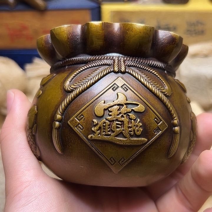 精美铜器摆件下单 