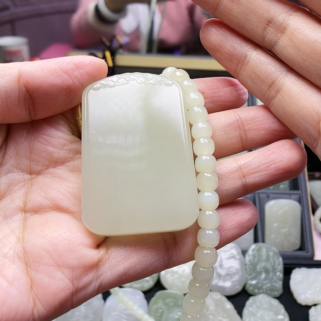 和田玉颈饰未镶嵌@*