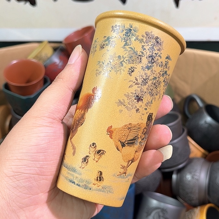 茶杯紫砂全手工紫砂主人杯