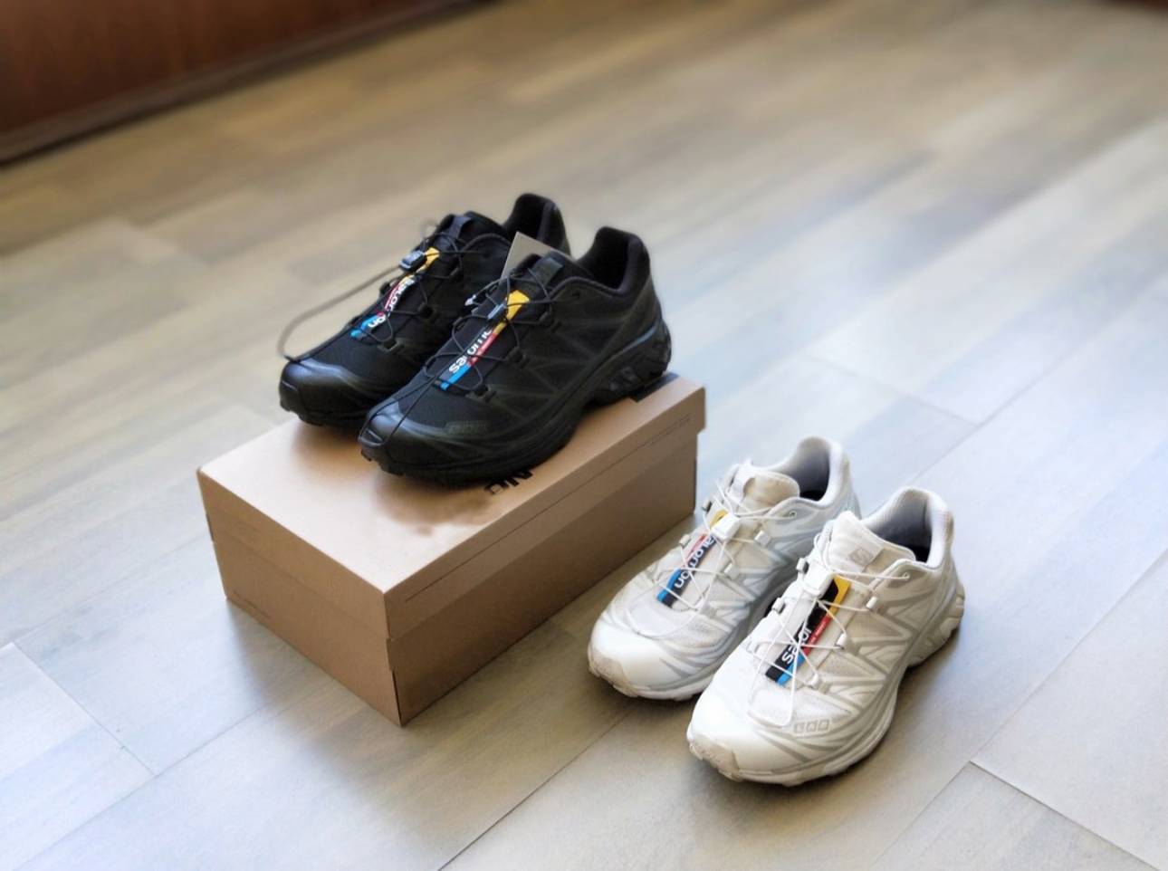 xt 6小白鞋户外登山防滑越野耐磨时尚休闲百搭老爹鞋黑武士