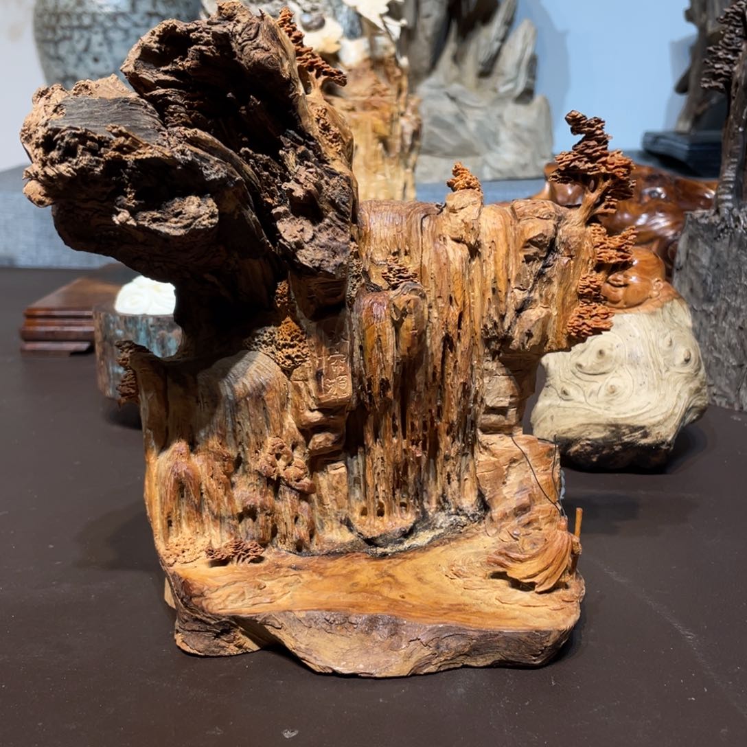 柏木（崖柏）整****部摆件工艺品