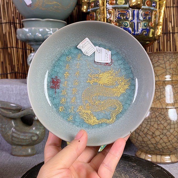 摆件瓷器真的很好看的