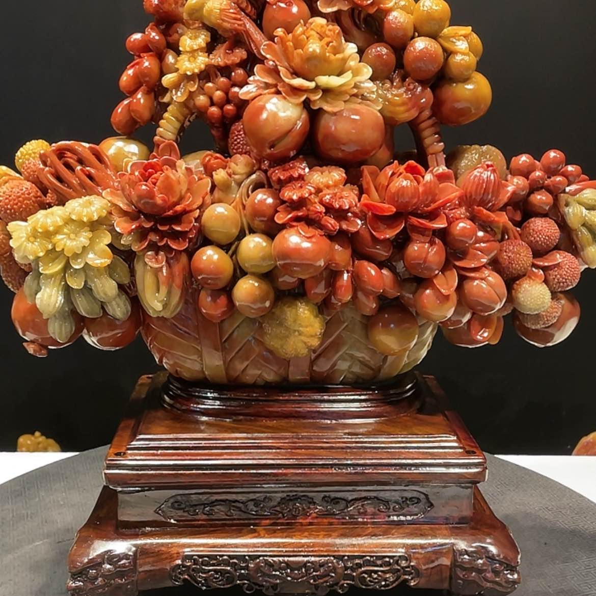 【闪购商品】寿山石用****9花开富贵吉祥