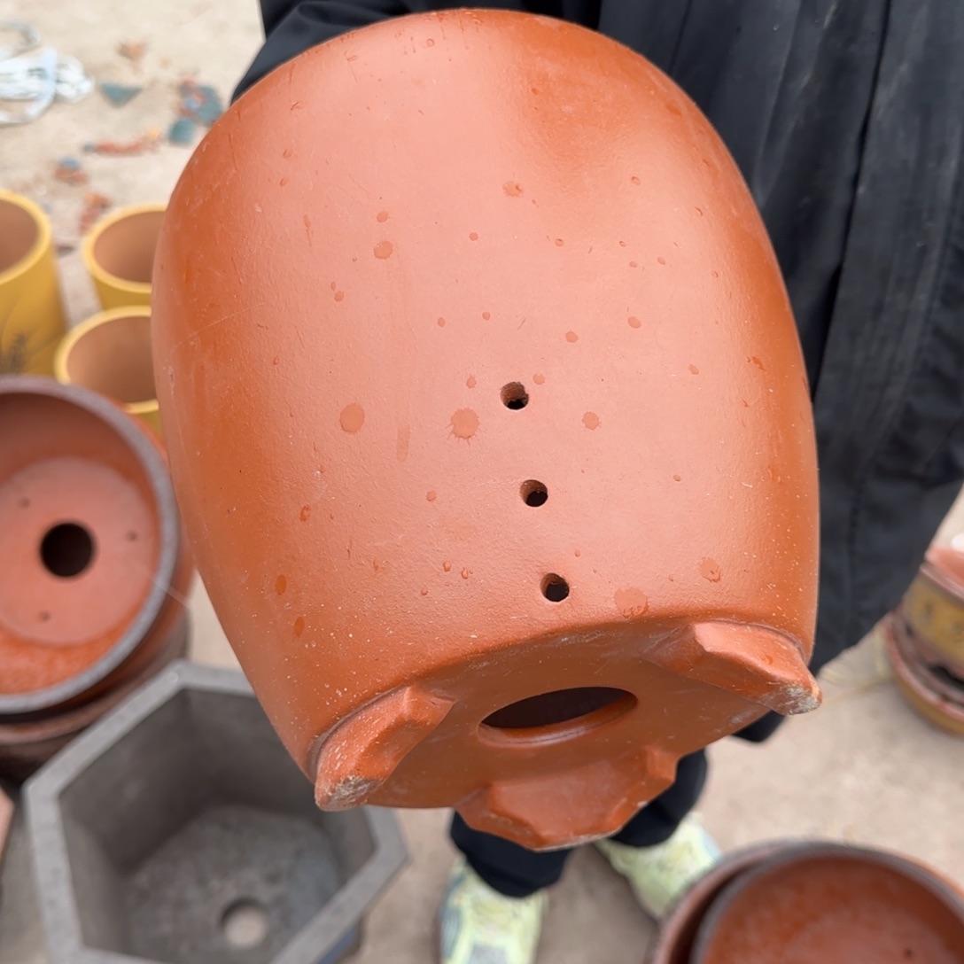 紫砂花盆口径15.21口径