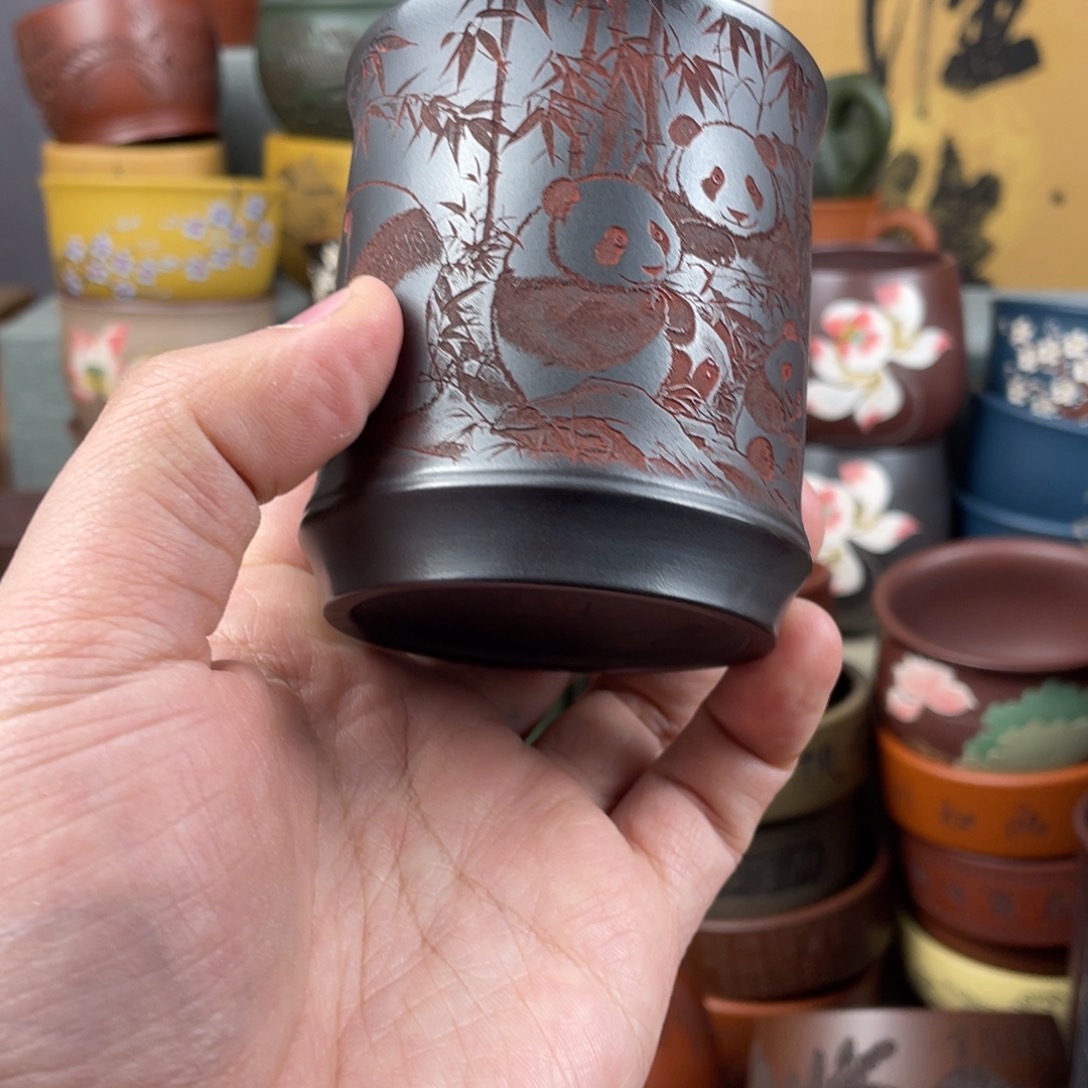 紫砂茶杯紫砂茶杯