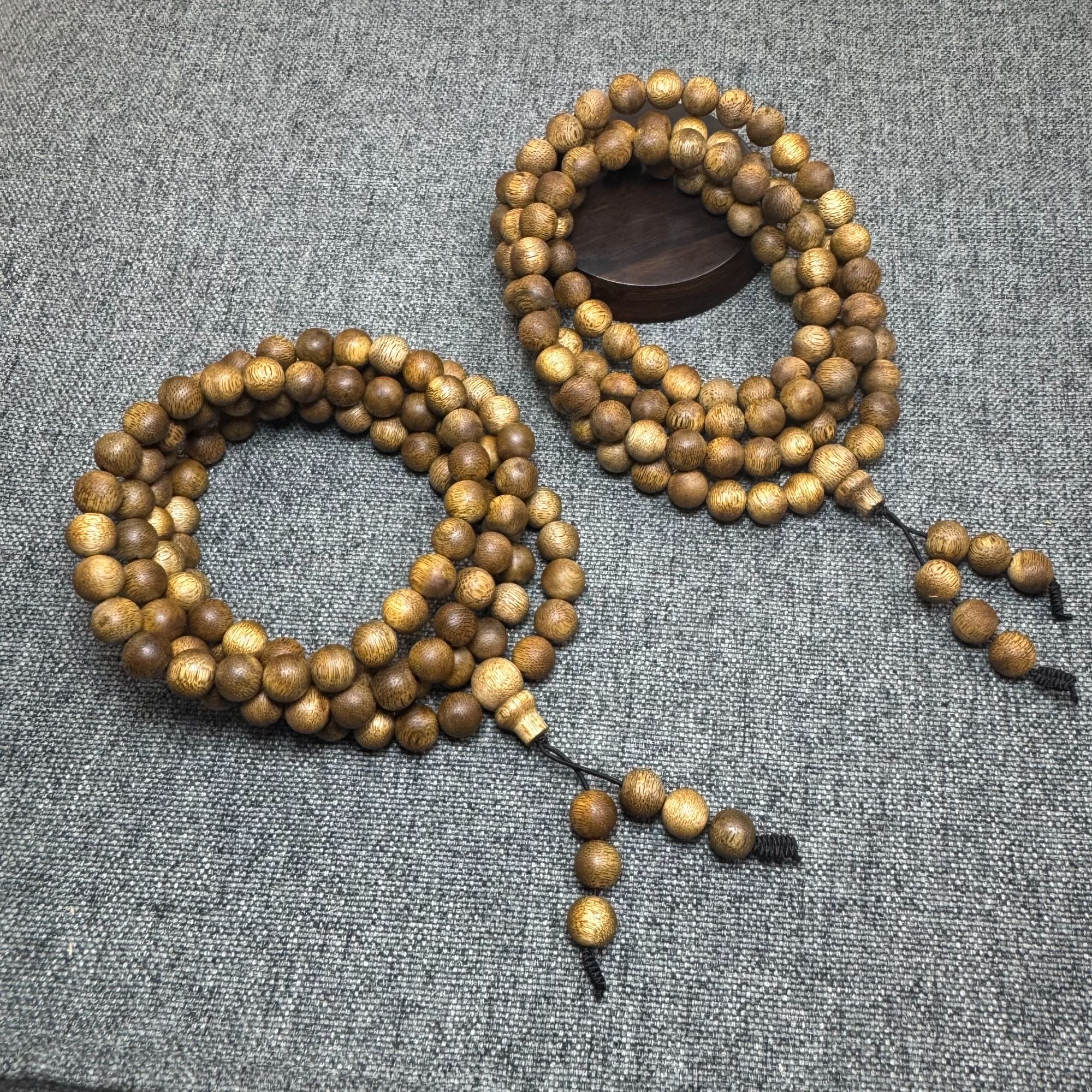 沉香国香（奇楠）绿棋楠沉香108颗佛珠一条（多样性发其一）83042