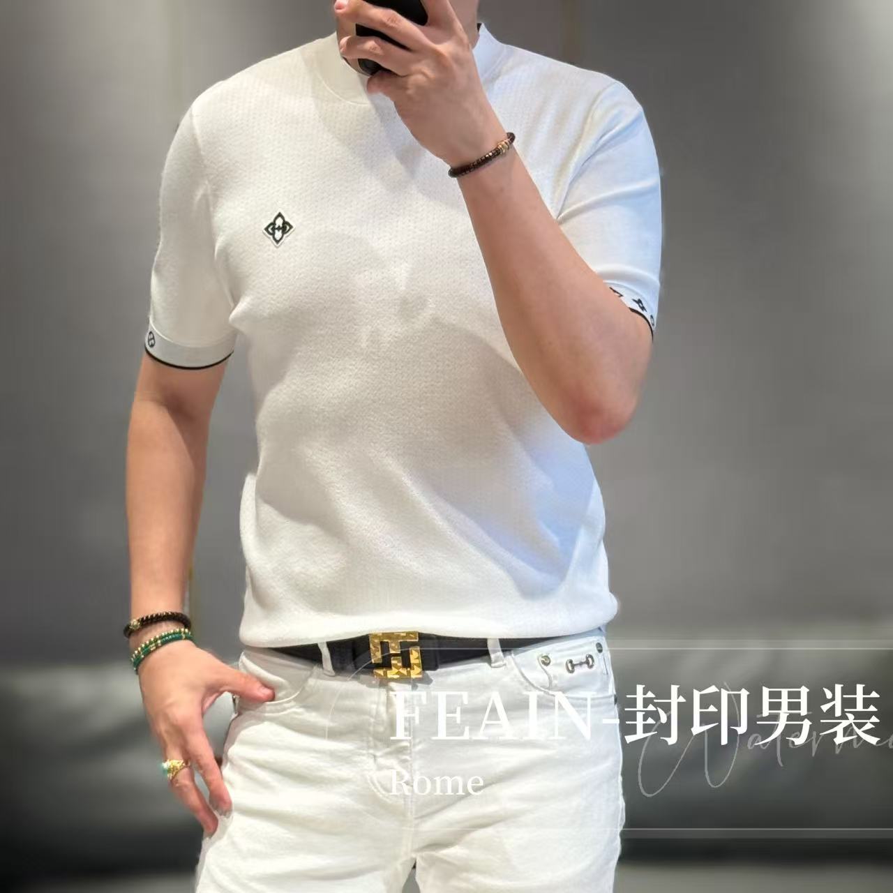 【雷迪凯奇】莱塞尔再生纤维混纺简约提花针织T8813
