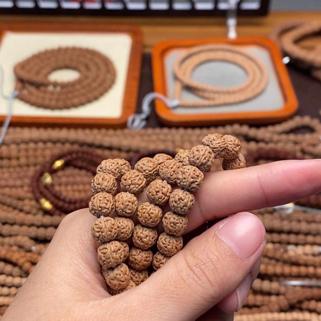 金刚菩提吊坠重***虎一代龙手持8