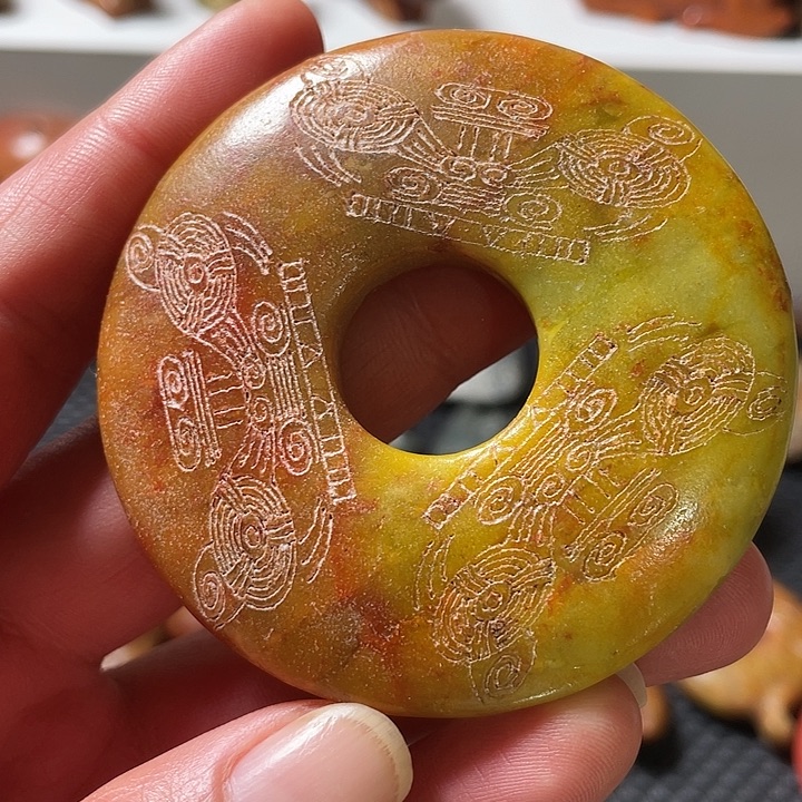 岫岩老玉（透闪石质玉）未镶嵌挂件