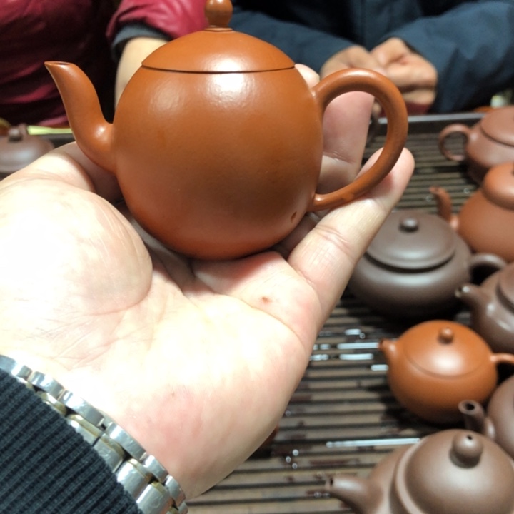 咖***饭茶壶紫砂龙蛋朱泥