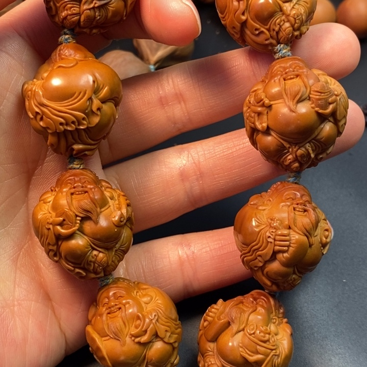 橄榄核手串/手链野***我财神手串