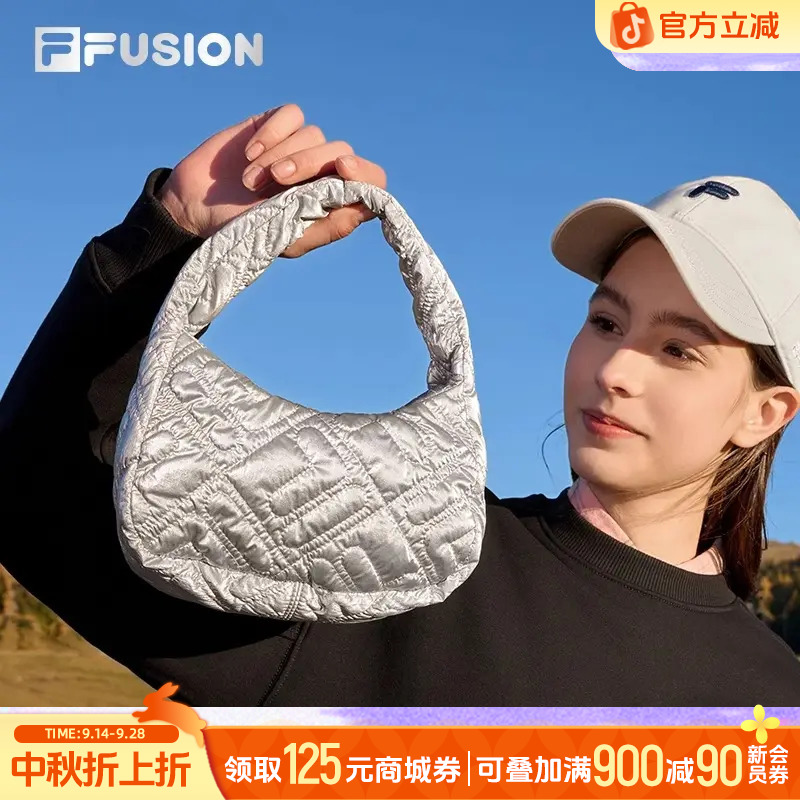 斐乐泡芙包手提包女2025春季新款饺子包枕头包T13W513143