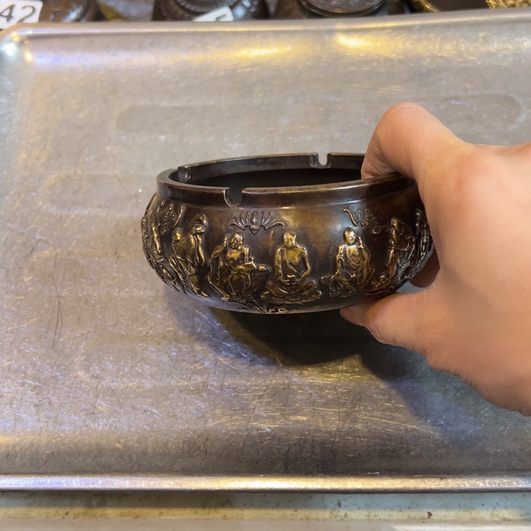 黄铜摆件，文房摆件