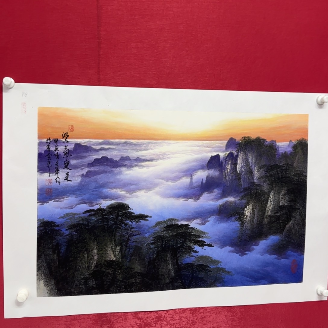 国画国画李文军教授精品