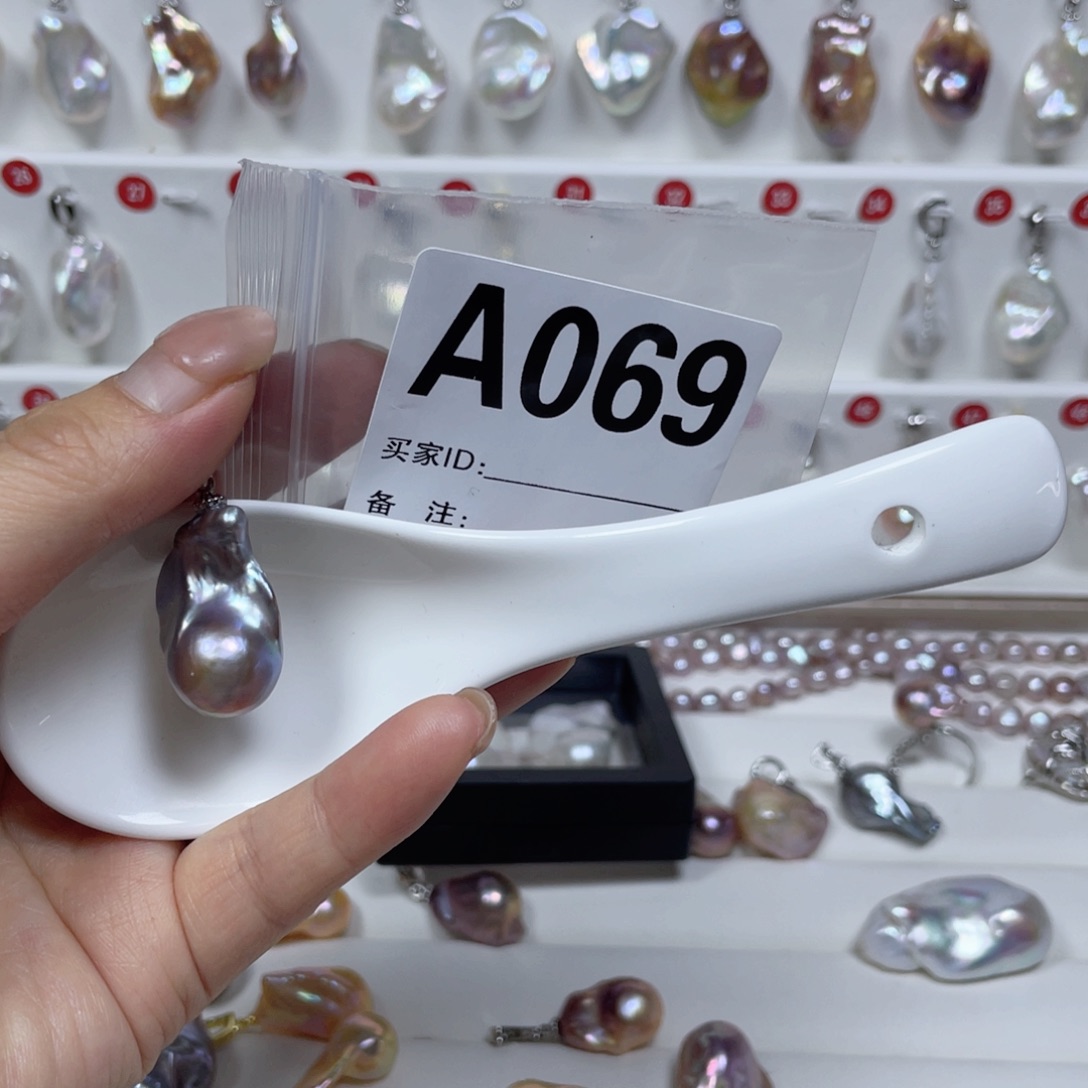 淡水珍珠巴洛克银S925镶嵌