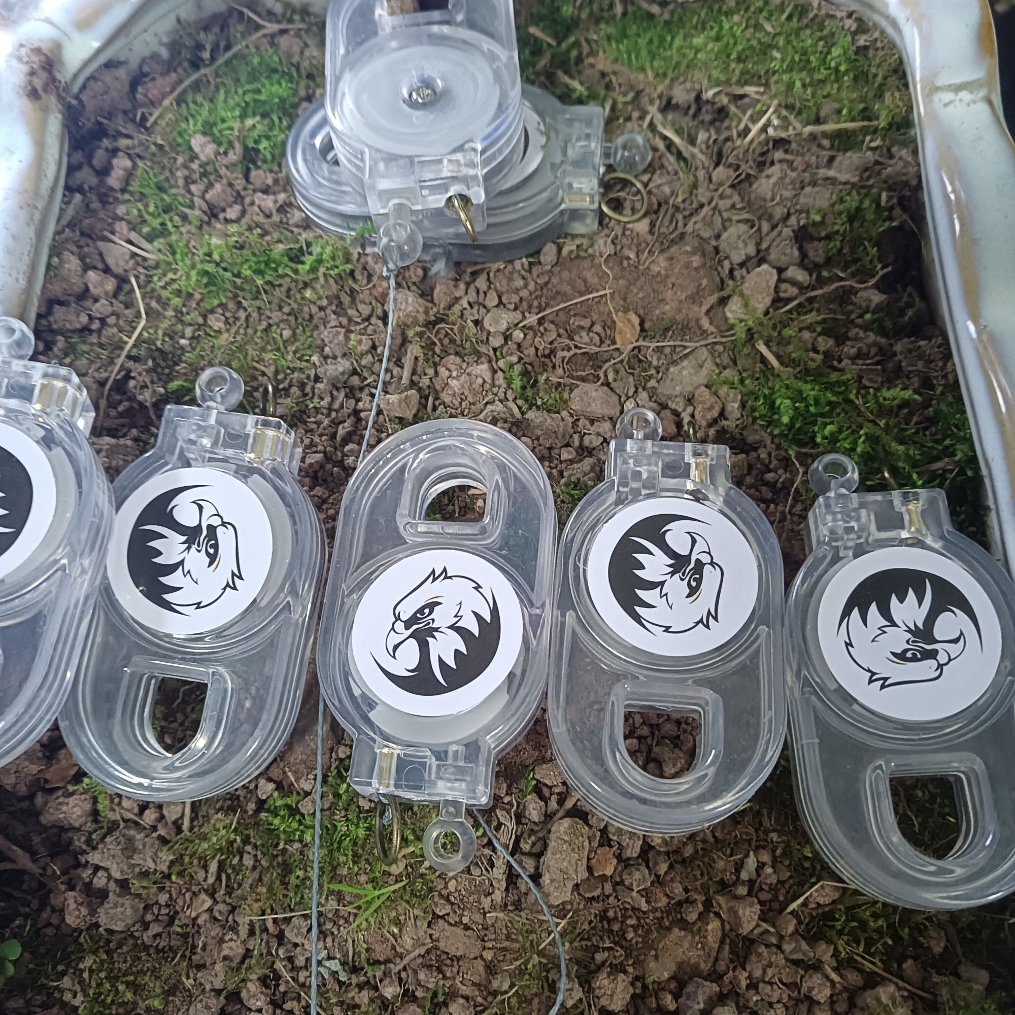 多功能大马力线可控回弹绳可伸缩易拉扣防丢挂件绳拉力30斤