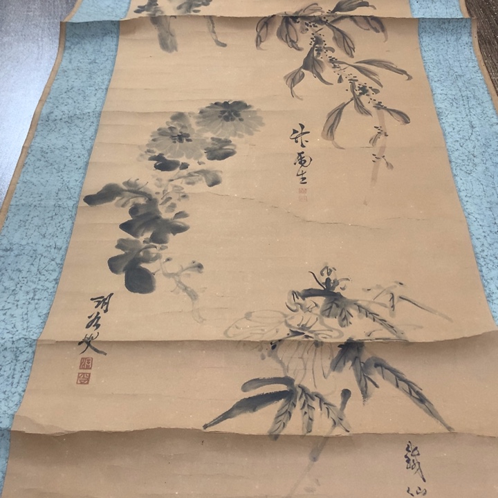 李***宾竖款回流字画不退不换