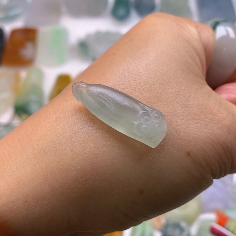 【闪购商品】定制翡翠未镶嵌莲蓬