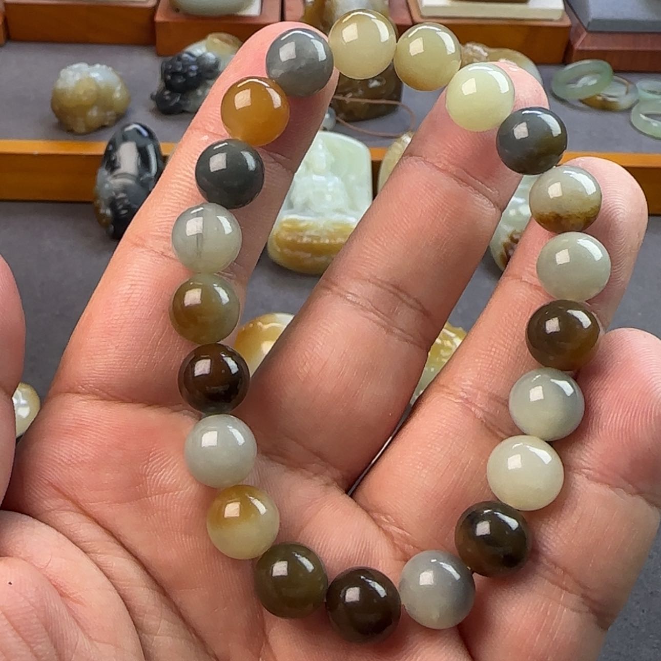 【闪购商品】和田玉手链未镶嵌执***^