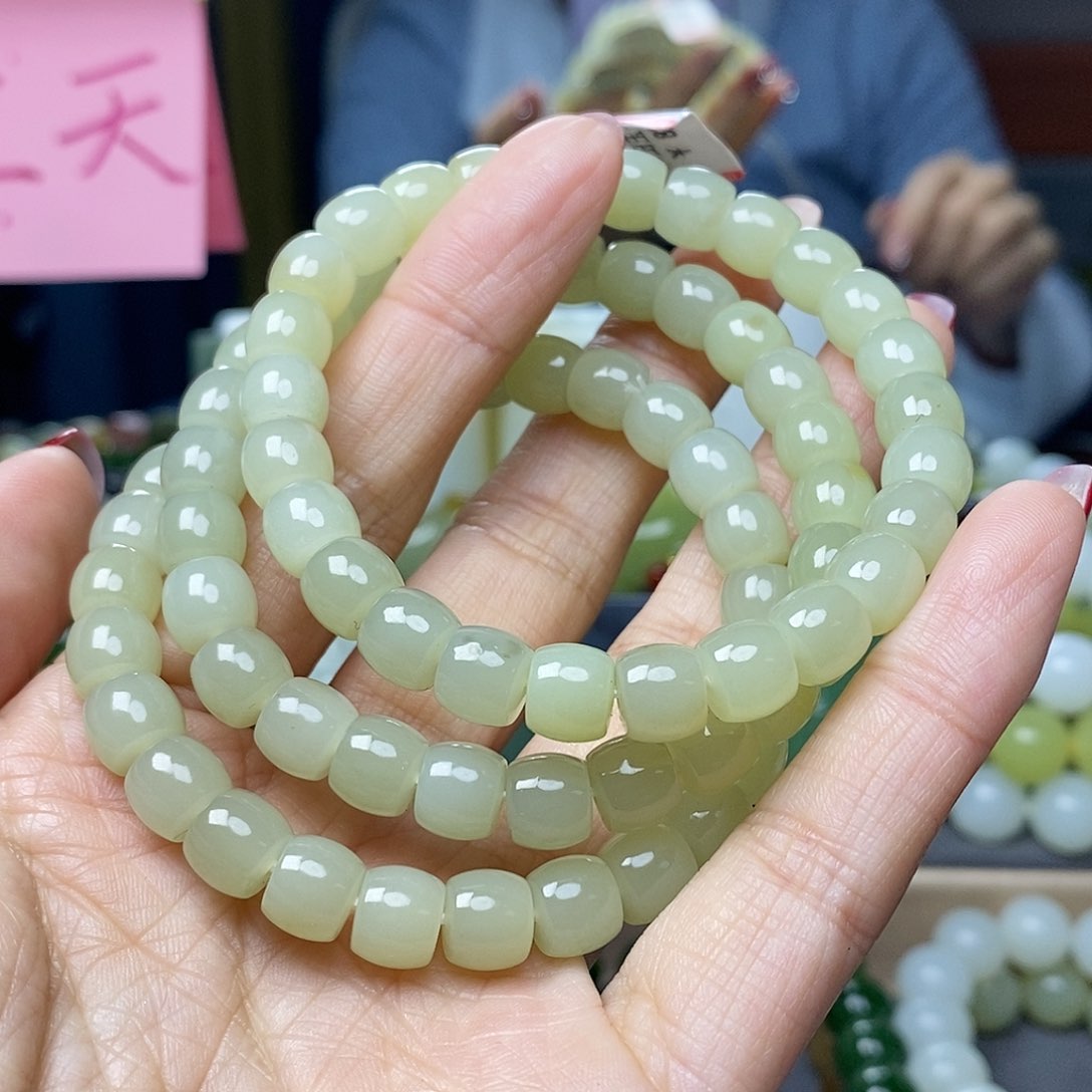 和田玉手链未镶嵌拍一发一，多样性发货