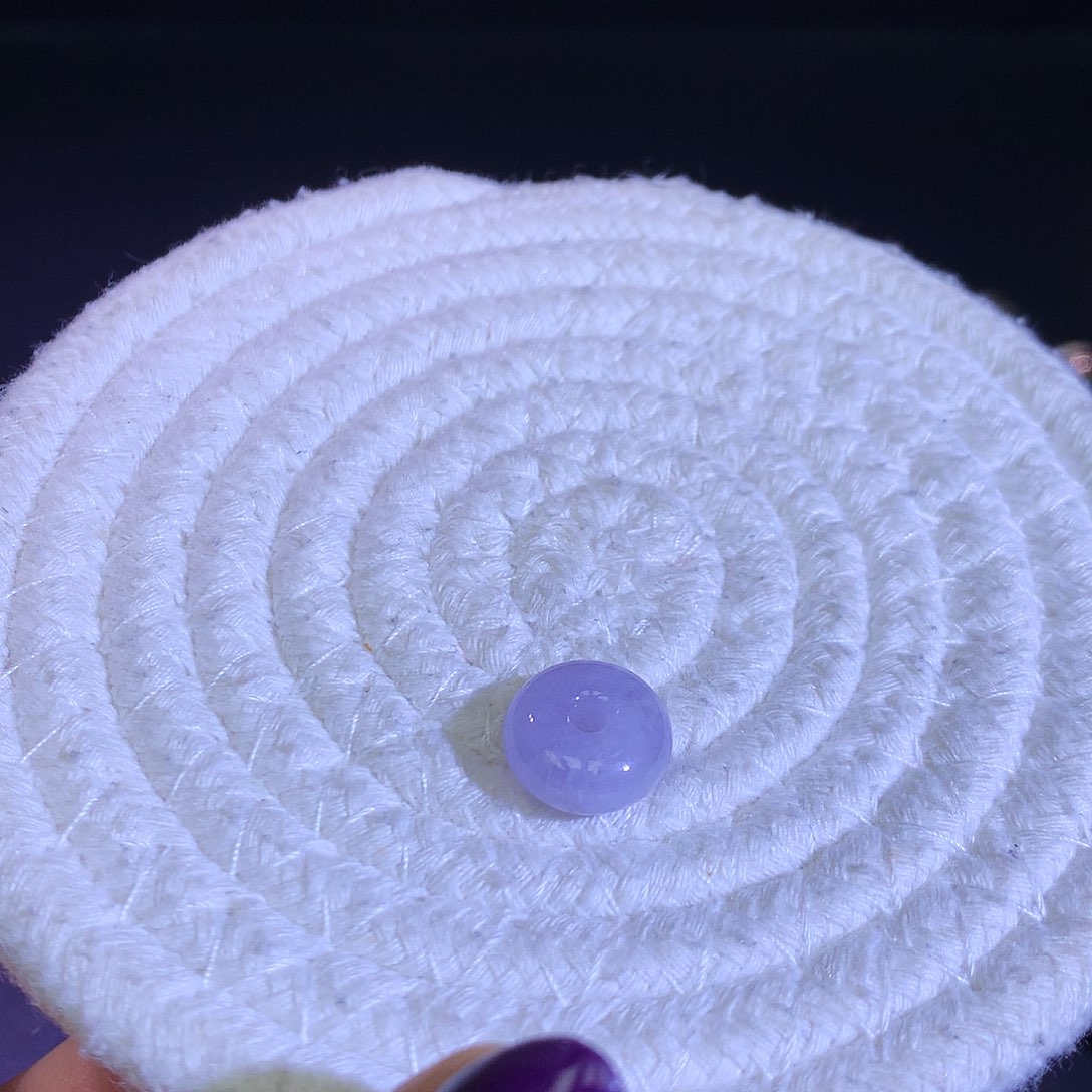 散珠翡翠天然缅甸翡翠单珠肥扣卡13.4厚6.5