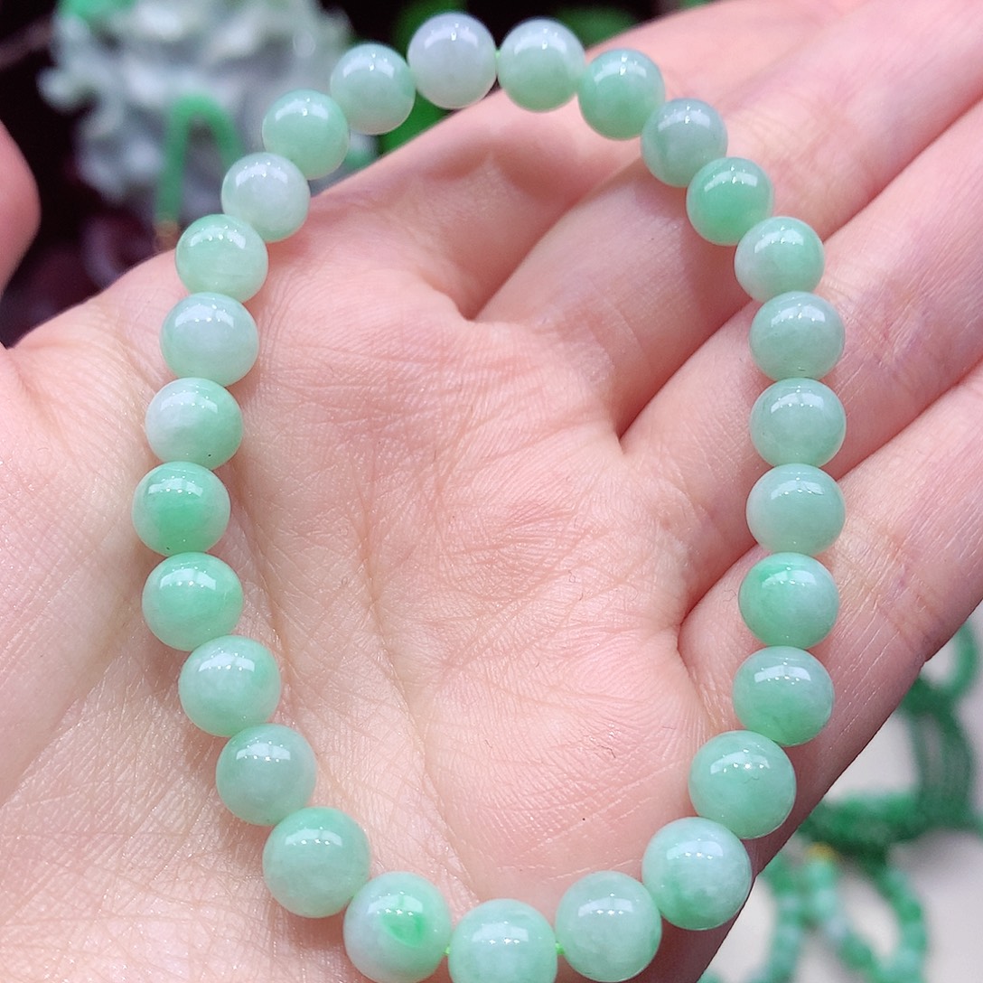 翡翠未镶嵌手链翡翠