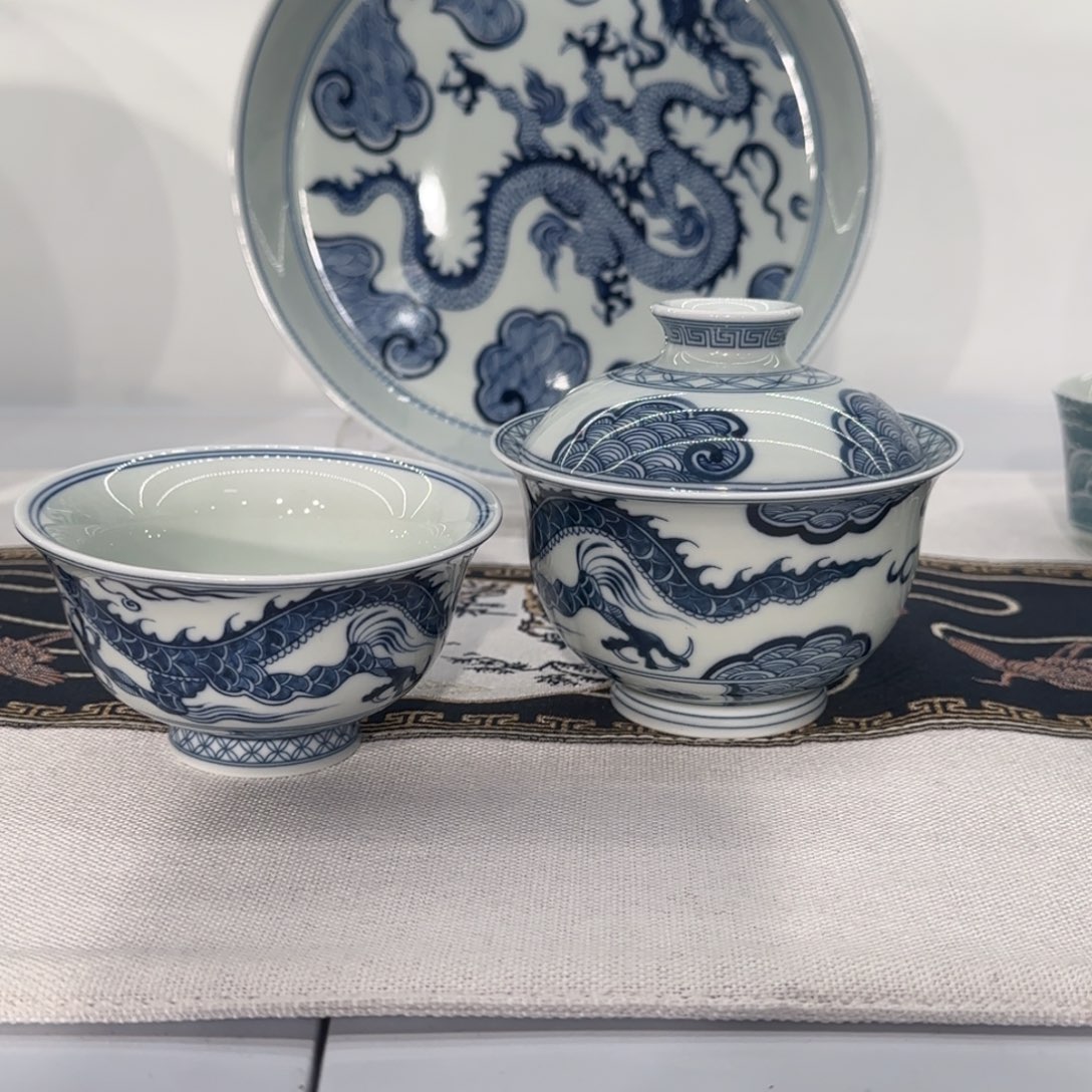 浠***.壶承盖碗主人杯三件套