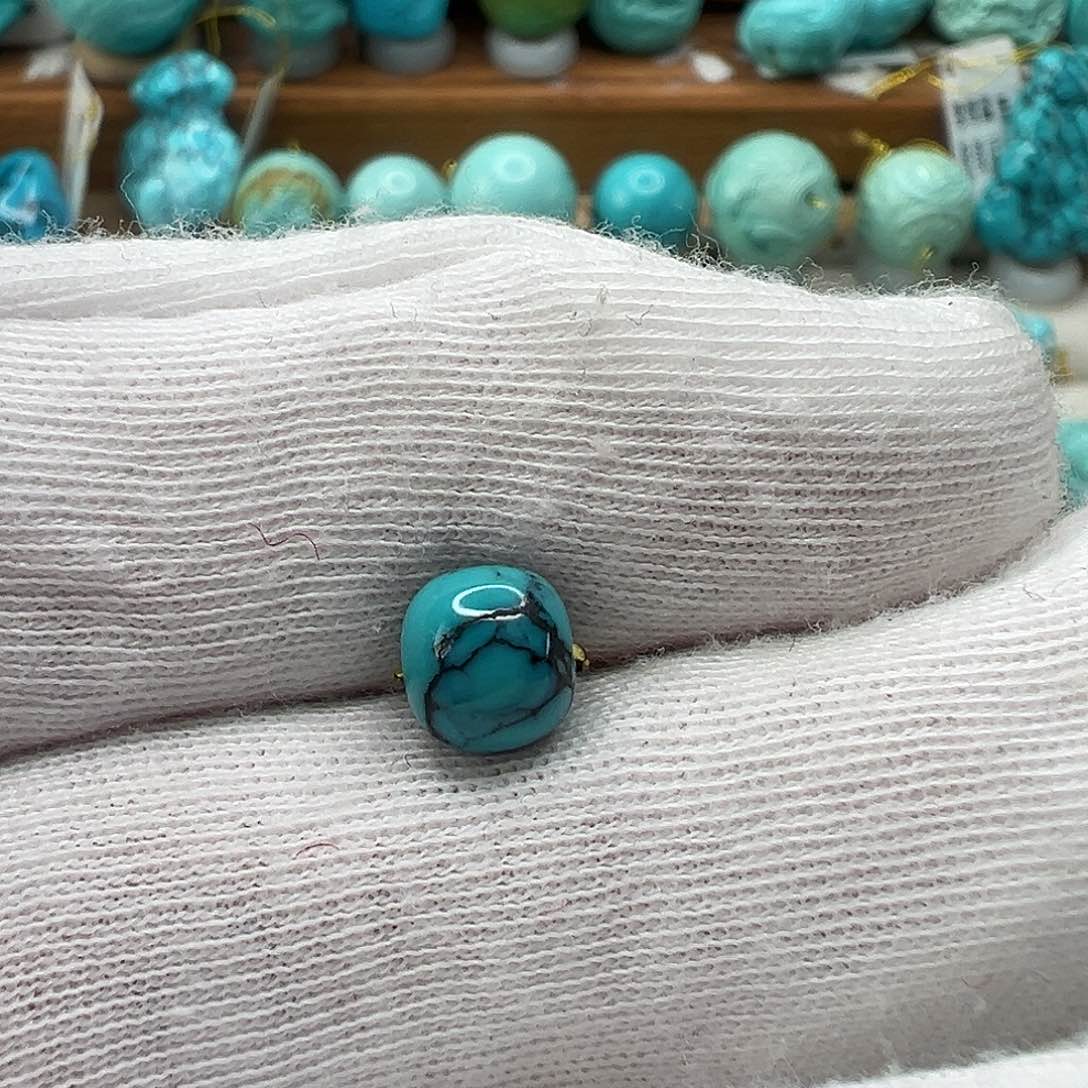 绿松石老型珠 未镶嵌