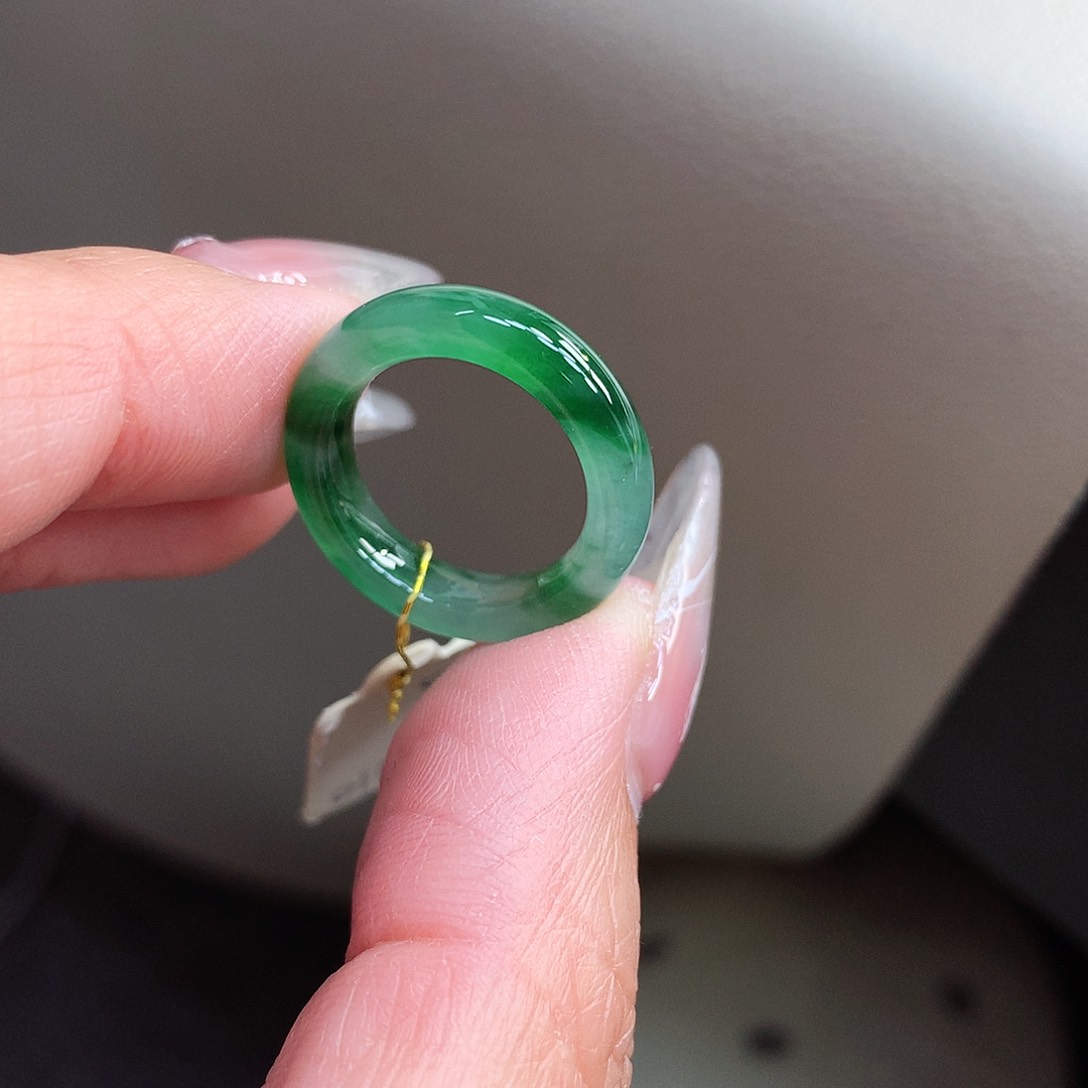 翡翠戒指未镶嵌9-10号