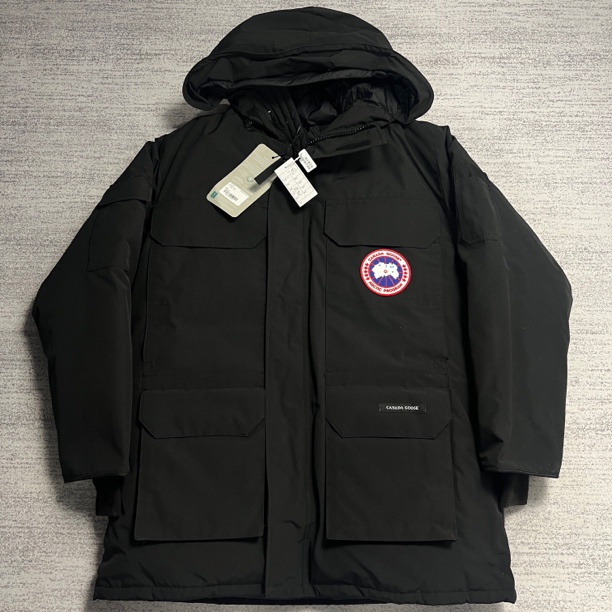 未使用 CANADA GOOSE 加拿大鹅 新款黑色远征expedition羽绒服 M