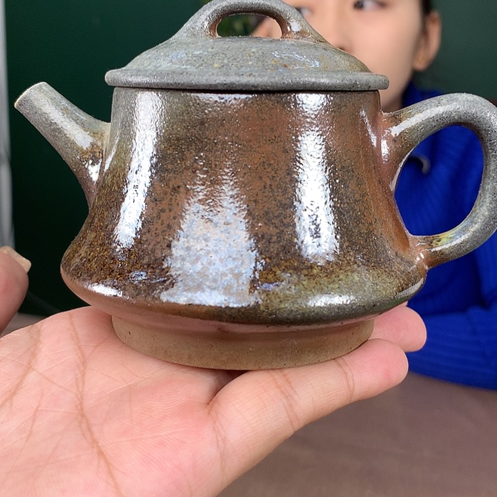 紫砂茶壶纯自然柴烧