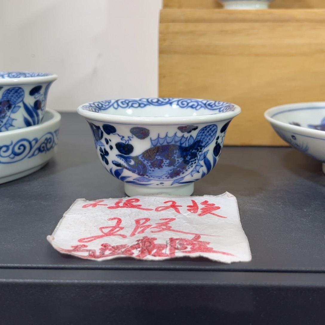 手绘仿元鱼藻小压手