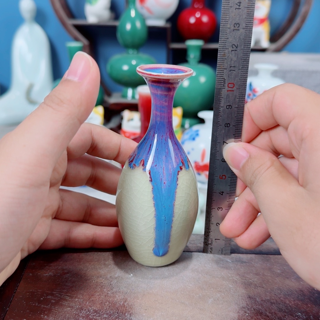 陶瓷手工小花器摆件