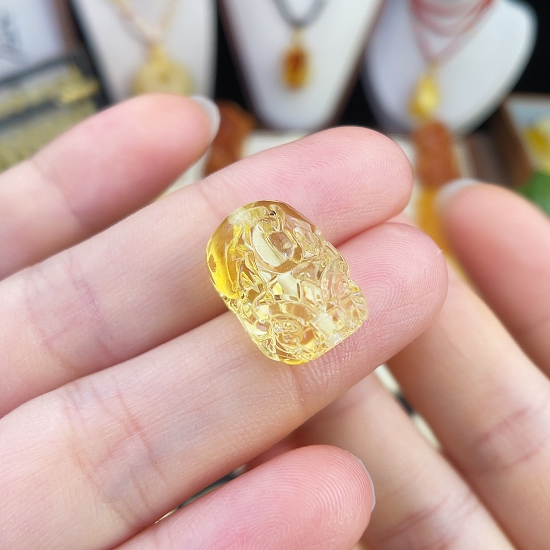 琥珀未镶嵌裸石我