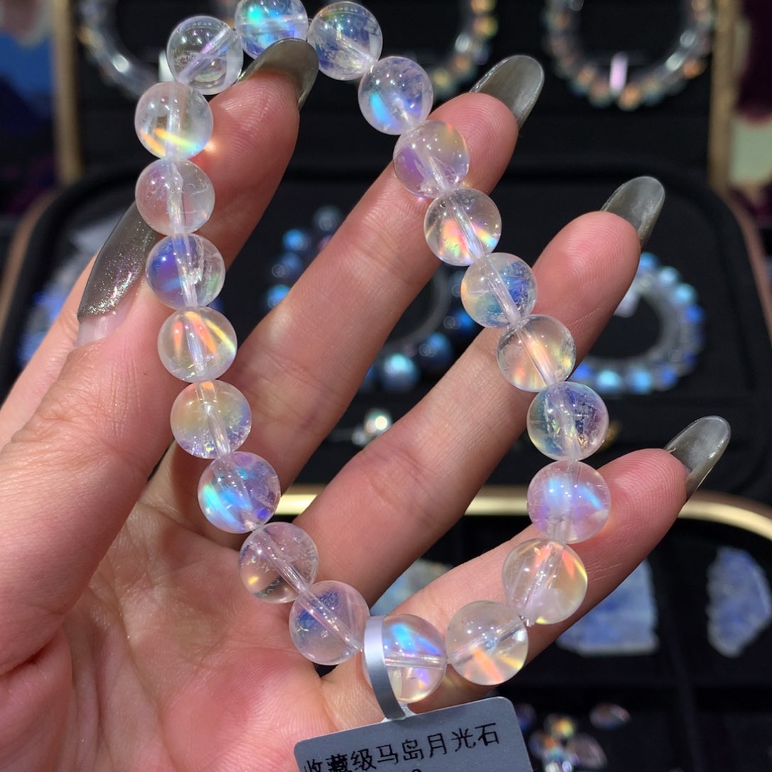 月光石手链9未镶嵌