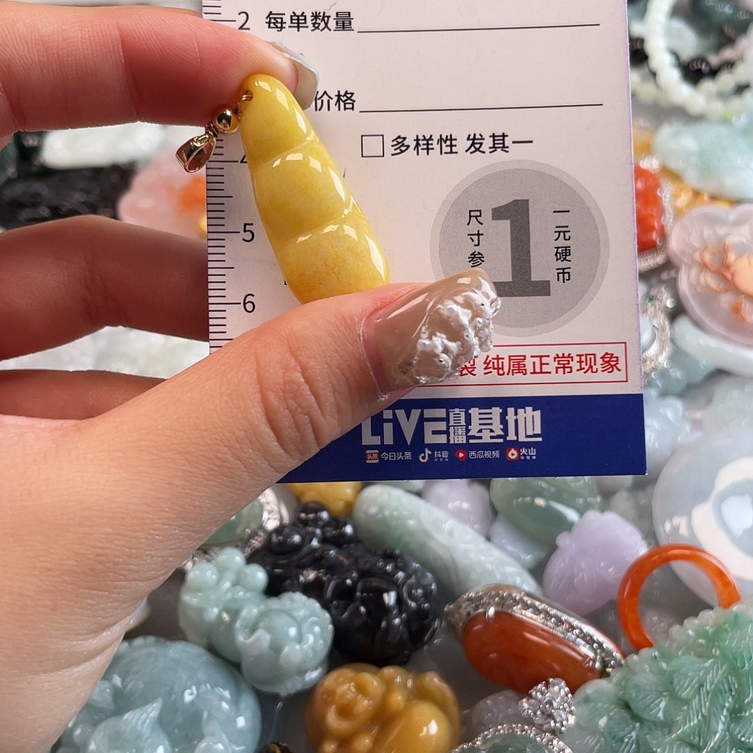 翡翠未镶嵌颈饰1750