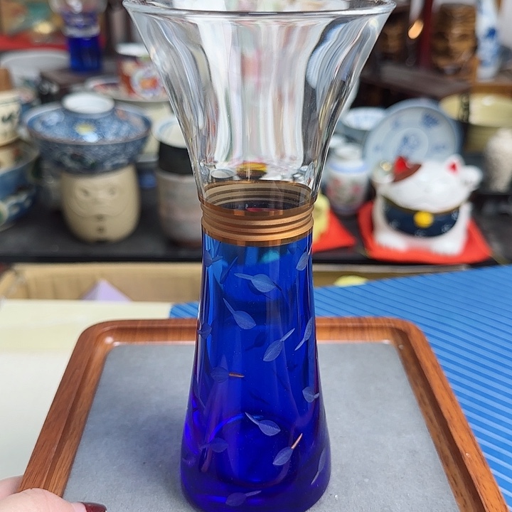 瓷片资生堂限量版水晶花器啊啊啊啊啊