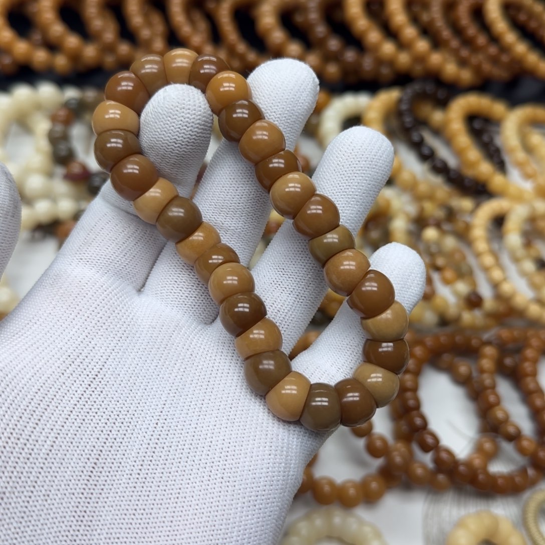 G***文菩提根/象牙果手串卡12 大肠 11年 鬼工