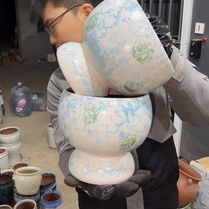 高度20口19啦啦花盆