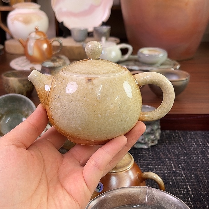 柴烧微微瑕西施壶福利